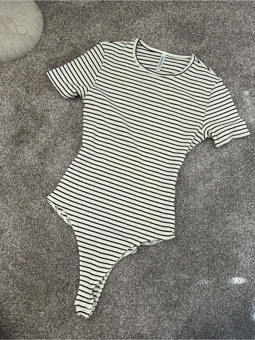 Lulus Basics striped bodysuit, NWOT SMALL